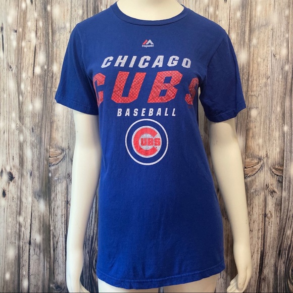 Majestic Tops - Sale 5 For $25 Majestic Chicago Cubs T-Shirt